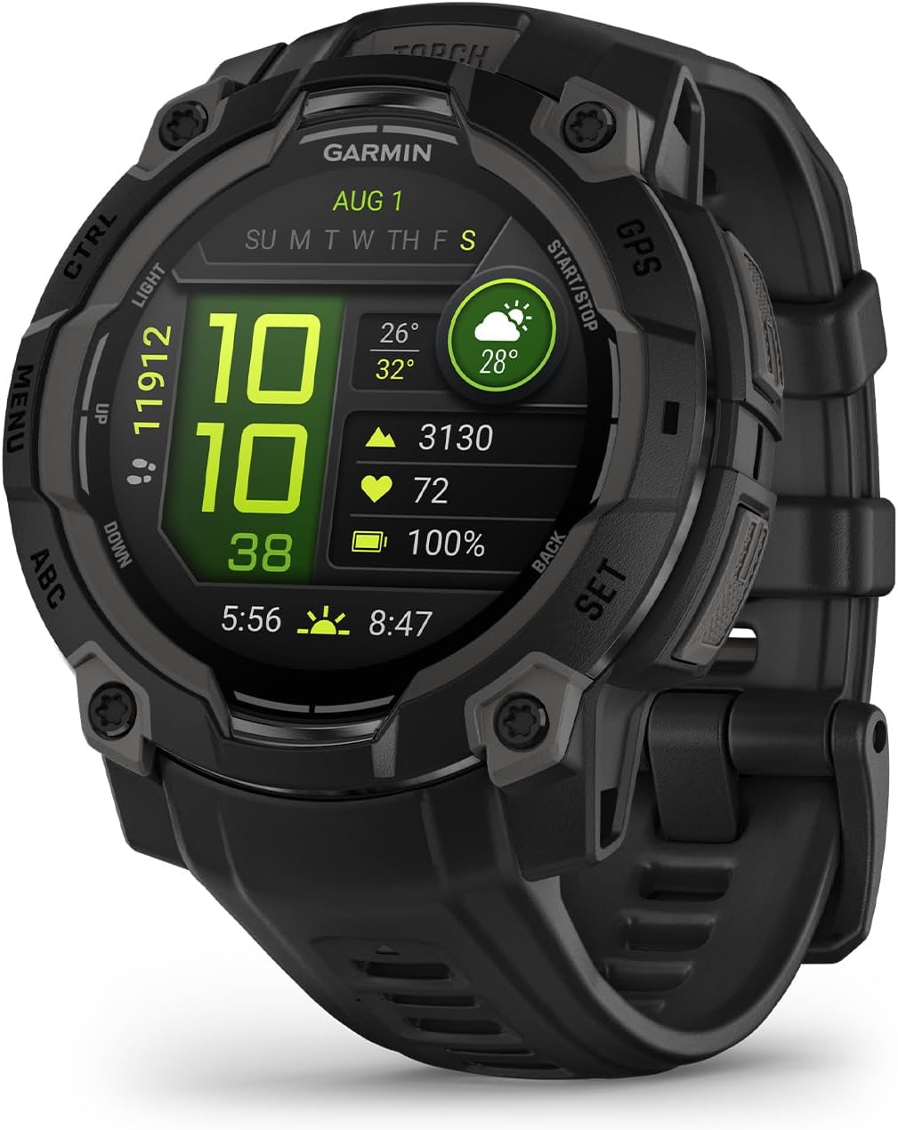 Garmin Instinct 3 45mm Rugged Outdoor GPS Smartwatch