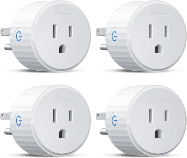 Govee Smart Plug 4-Pack, WiFi Plugs Work with Alexa & Google Assistant