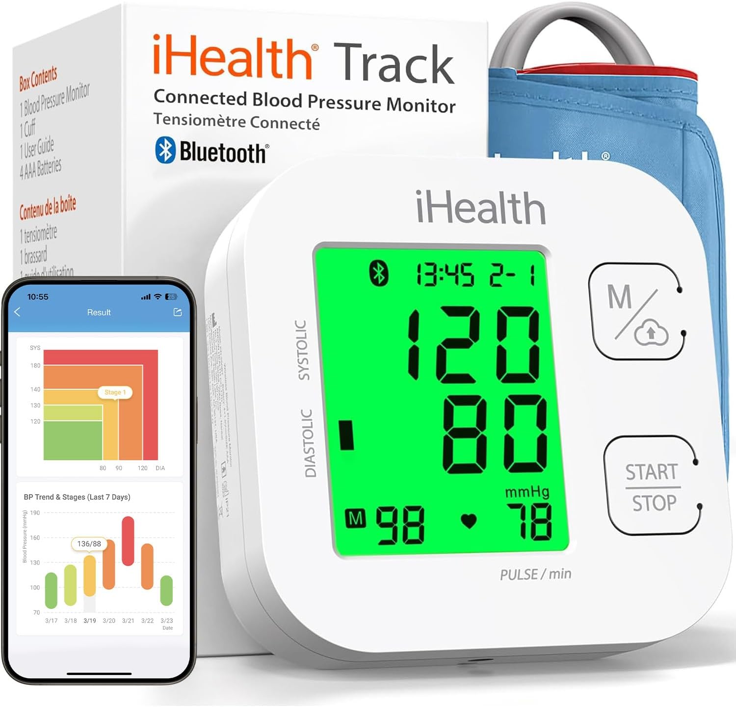 iHealth Track Smart Blood Pressure Monitor