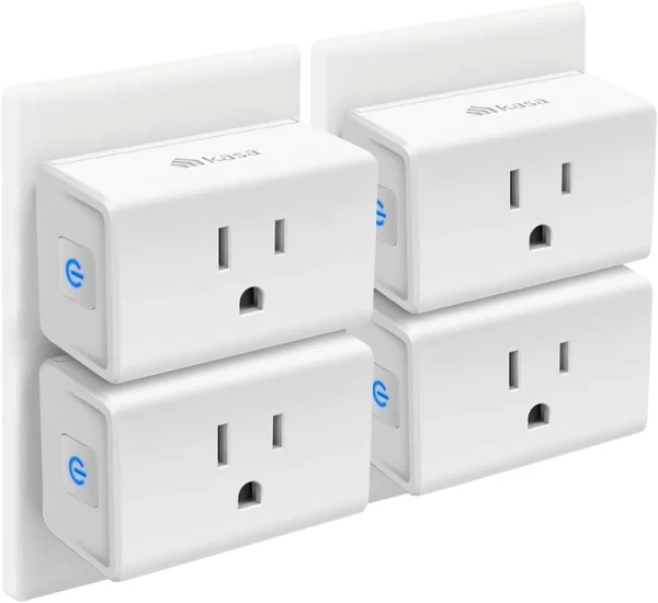Kasa Smart Plug Mini 15A 4-Pack, Smart Home Wi-Fi Outlet Works with Alexa and Google Home